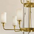 Vetivene 40  9-Light Chandelier, Natural Brass Finish Hot on Sale