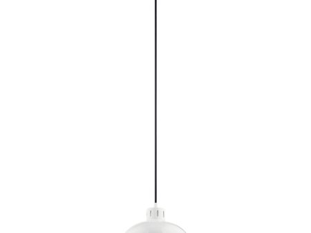 Zailey 12 in. Pendant Light White Finish Online