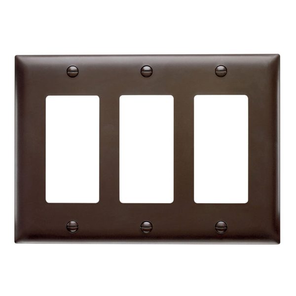 TradeMaster 3-Gang Decorator Wall Plate For Discount