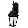 Westlake LED E26 19 in. LED Outdoor Wall Light 455 Lumens 3000K Black Finish Fashion