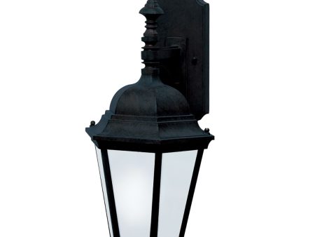 Westlake LED E26 19 in. LED Outdoor Wall Light 455 Lumens 3000K Black Finish Fashion