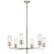 Velestino 30  6-Light Chandelier, Polished Nickel Finish Sale