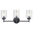 Winslow 22 in 3 Lights Vanity Light Black finish For Sale