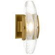 Wythe 15 in. LED Wall Light 120V Brass finish Supply