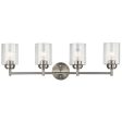 Winslow 30 in 4 Lights Vanity Light Nickel finish For Discount