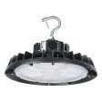 UFO High Bay LED Light, 30000 Lumens, 100 150 200W, 35K 40K 50K, 120-347V, Black Supply