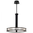 Darrow 24  LED Pendant Light, Matte Black Finish Supply