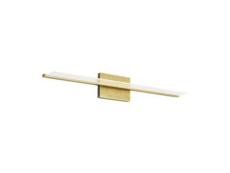 Span 36 Bath 35.3 In. LED Bath Bar 1275 Lumens 3000K 120V Brass Finish Hot on Sale