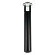 42  Round LED Bollard Light, 16 20 24W, 30K 40K 50K, Black, 120-347V, 360&deg Distribution Online Sale