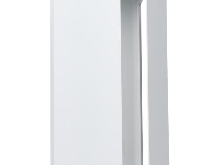 Peak 9  LED Wall Sconce, Selectable CCT, Matte White Finish Supply