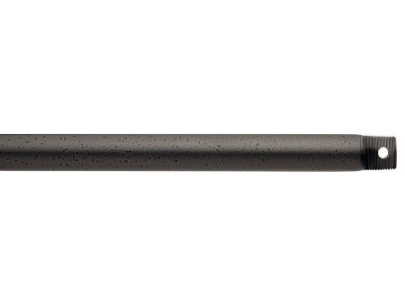 12 Inch Fan Downrod, Anvil Iron Finish Supply