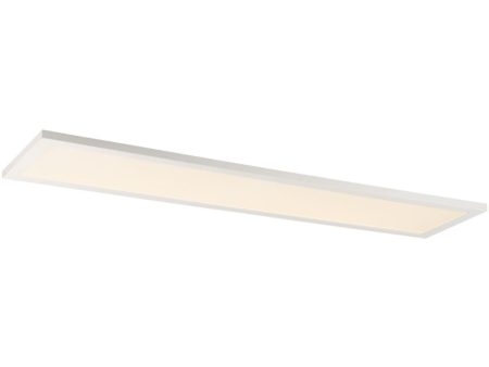 Sky 48 in. LED Rectangular Disk Light 3000K White Cheap