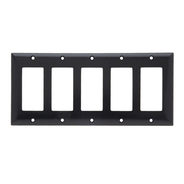 TradeMaster 5-Gang Decorator Wall Plate For Sale