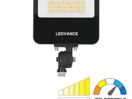 LED Flood Light, 4500 Lm, 30W, 30K|40K|50K, Knuckle & Trunnion Mount, 120-347V Online now