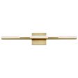 Tris 26 in. LED Bath Bar 120V 671 Lumens 3000K Brass Finish Supply