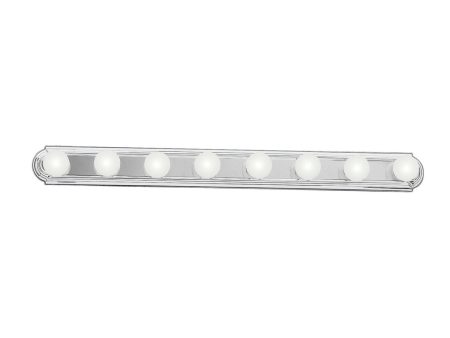 48  8-Light Bath Bar Chrome Finish Discount