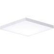 Trim 9 in. LED Square Disk Light 1280 Lumens 3000K White finish Cheap