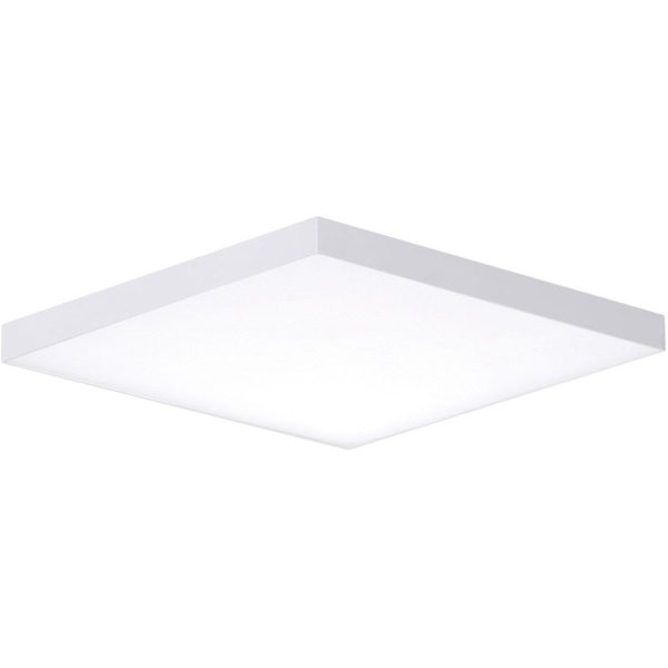 Trim 9 in. LED Square Disk Light 1280 Lumens 3000K White finish Cheap