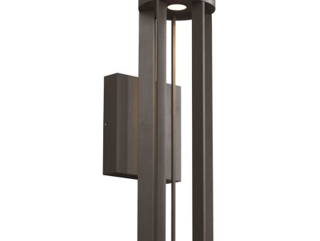 Turbo 18 In. LED Outdoor Wall Sconce 4000K Bronze Finish Online Hot Sale