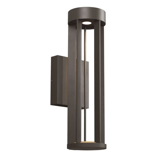 Turbo 18 In. LED Outdoor Wall Sconce 4000K Bronze Finish Online Hot Sale