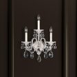 Sterling 21 in. Silver Armed Sconce with Crystals from Swarovski Hot on Sale