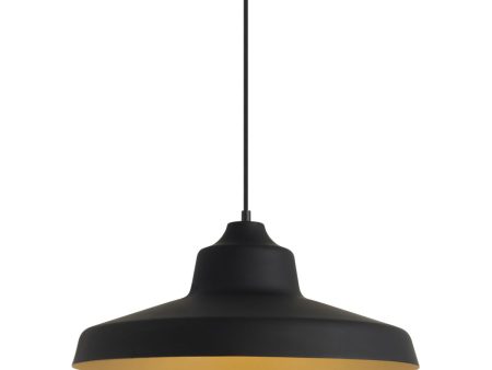 Zevo 18 in. LED Pendant Light Black Finish Online Hot Sale