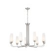 Truby 38  9-Light Chandelier, Polished Nickel Finish For Cheap