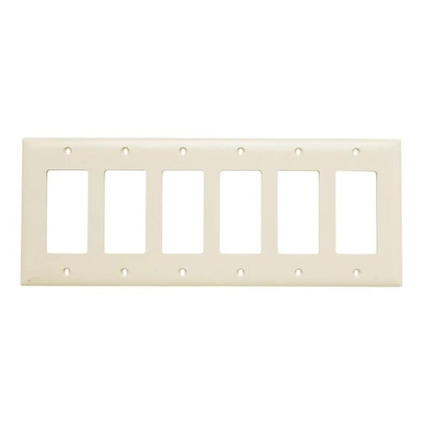 TradeMaster 6-Gang Decorator Wall Plate Online Hot Sale