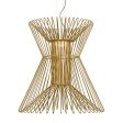 Syrma Grande36 in. LED Pendant Light 3000K Gold Finish Fashion