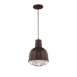 R Series 10  Cord Hung Deep Bowl Shade Pendant Light Architectural Bronze Finish Sale