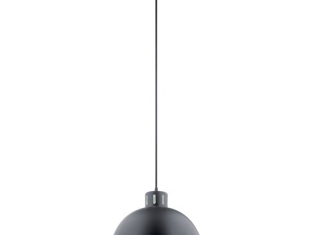 Zailey 16 in. Pendant Light Black Finish Supply