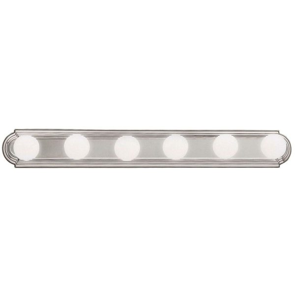 36  6-Light Bath Bar Nickel Finish For Cheap