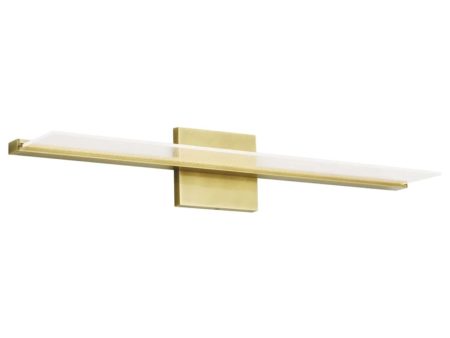 Span 25 in. LED Bath Bar Brass finish Online Sale