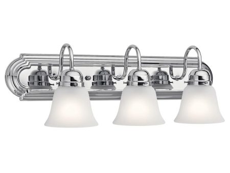 24 in. 3 Lights Vanity Light Chrome Finish Fashion