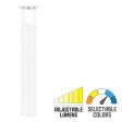 42  Round LED Bollard Light, 16 20 24W, 30K 40K 50K, White, 120-347V, 360&deg Distribution Fashion