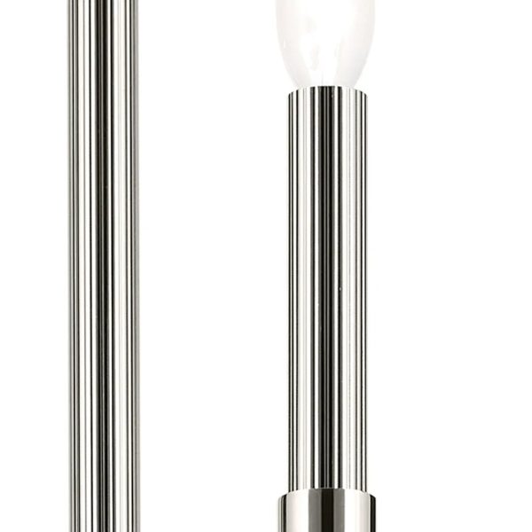 Tolani 26  4-Light Chandelier, Polished Nickel Finish Online now