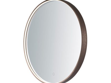 Mirror 28 In. LED Mirror 1540 Lumens 3000K|4500K|6400K Bronze Finish For Sale