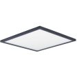 Wafer 15 in. LED Square Disk Light 3000 Lumens 3000K Bronze finish Online Sale