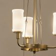 Vetivene 21  3-Light Chandelier, Natural Brass Finish Discount