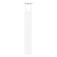 42  Round LED Bollard Light, 16 20 24W, 30K 40K 50K, White, 120-347V, 360&deg Distribution Fashion