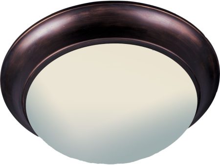 Essentials-585x 17 in. 3 Lights Flush Mount Light Bronze finish Frosted Glass Discount