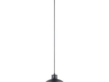 Zailey 12 in. Pendant Light Black Finish For Cheap