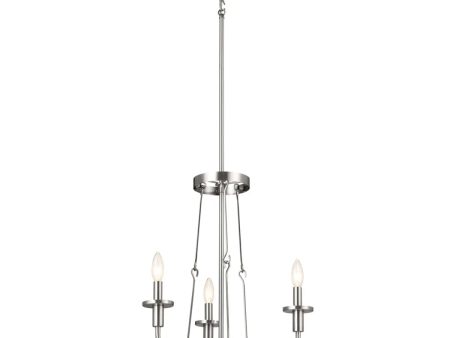 Vetivene 21  3-Light Chandelier, Classic Pewter Finish Sale