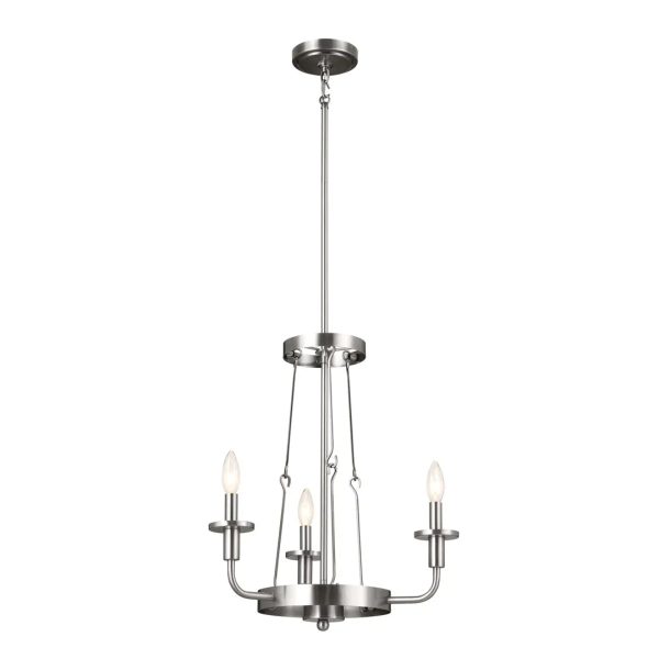 Vetivene 21  3-Light Chandelier, Classic Pewter Finish Sale