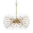 Winter 30  10 Lights Chandelier Brass Finish Online Sale