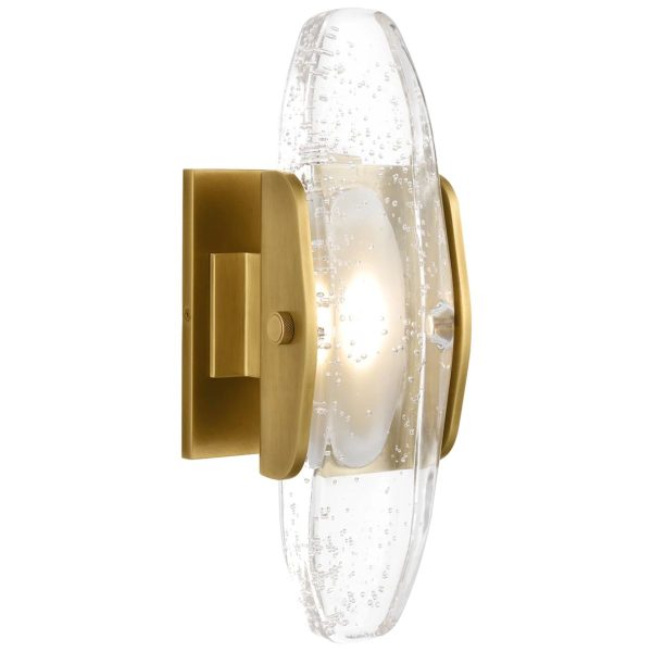 Wythe 15 in. LED Wall Light 277V Brass finish Online