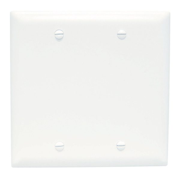 TradeMaster 2-Gang Blank Wall Plate Online Sale