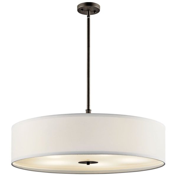 30 in. 5 Lights Pendant Light Bronze Finish Online now