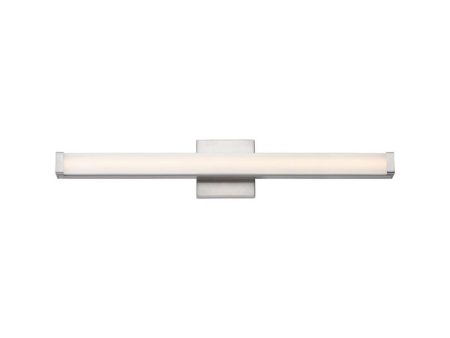 Spec 24 in. LED Bath Bar 3000K Satin Nickel Finish For Discount