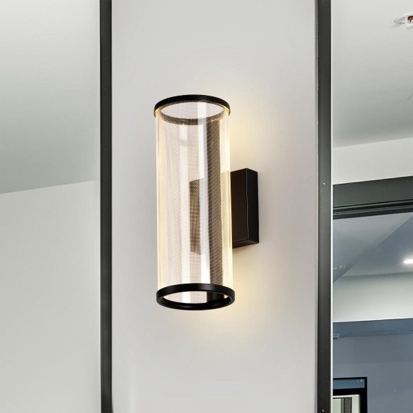 Vale 12  LED Wall Sconce, Matte Black Finish Hot on Sale